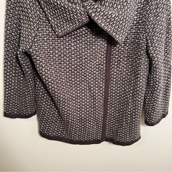 Fenn Wright Manson Cardigan Gray Dots Snap Up M - Picture 4 of 10